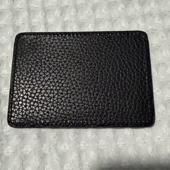 Marcella NYC Lilo Textured Black Card Holder - Picture 7 of 10
